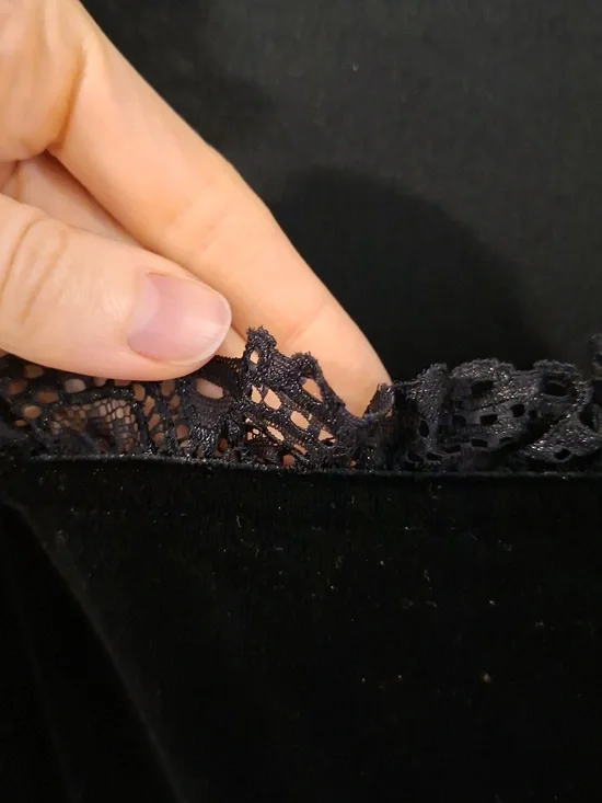 NWT Killstar "Imperia" Long-sleeve Black Velvet Babydoll Mini Dress (Size S) - Picture 6 of 13